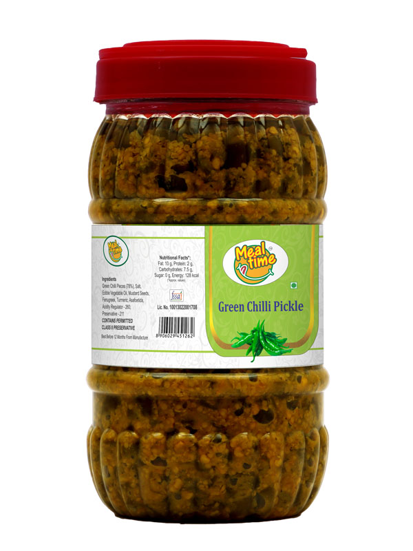 Meal Time Green Chilli Pickle (1 kg)
