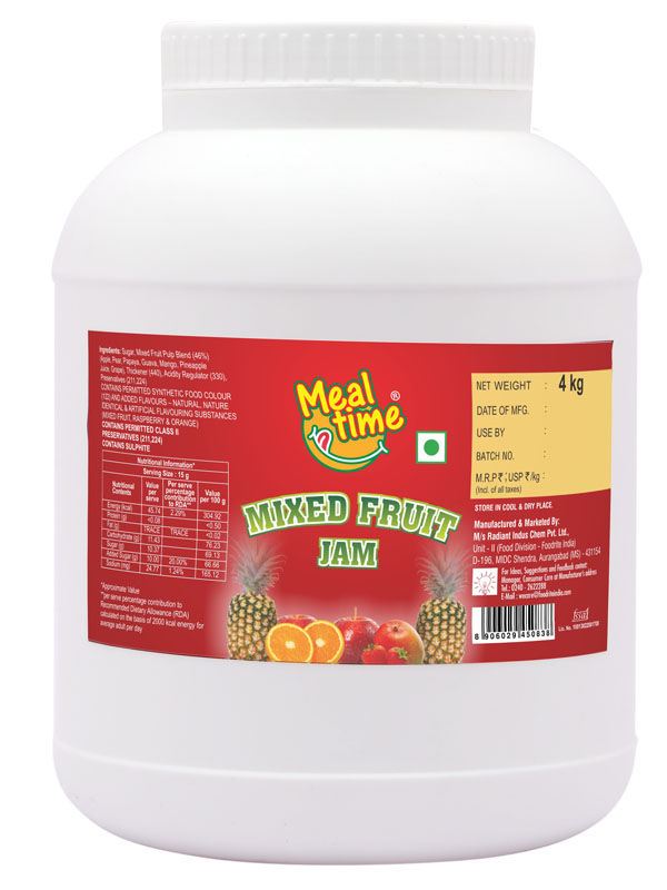 Meal Time Mix Fruit Jam (4 kg)